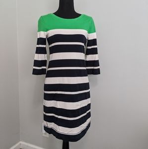 Semi boatneck color block sweater dress
